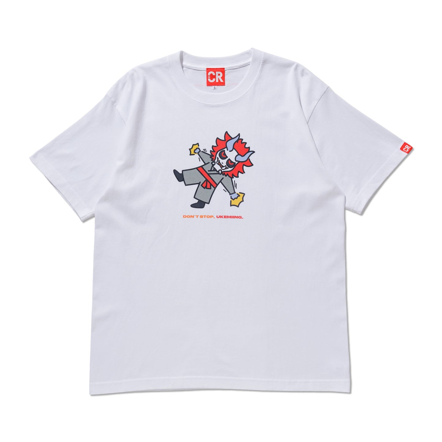 ARISAKAAA UKEMI TEE WHITE CRありさかTシャツ - Tシャツ