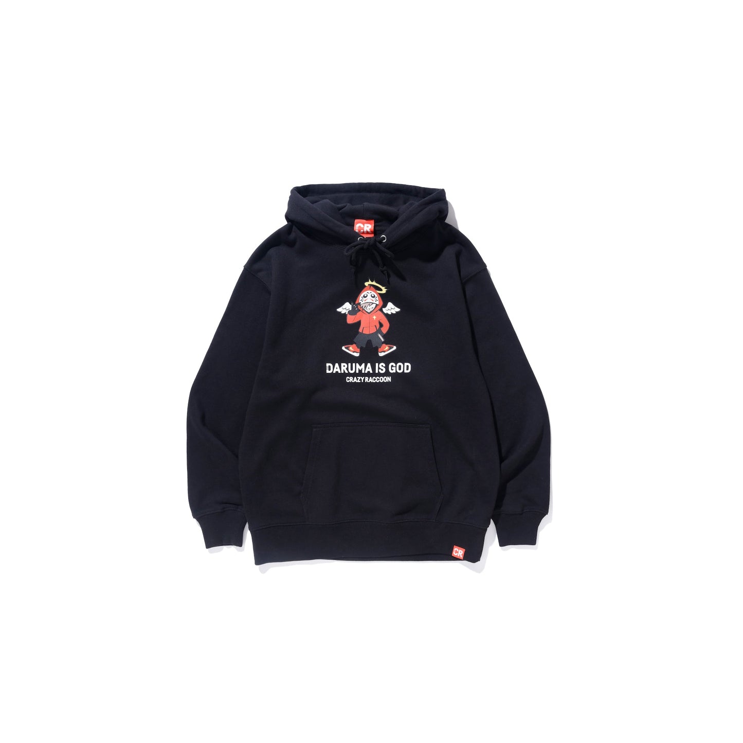 値下げ×DARUMA IS GOD X GENJI HOODIE BLACK